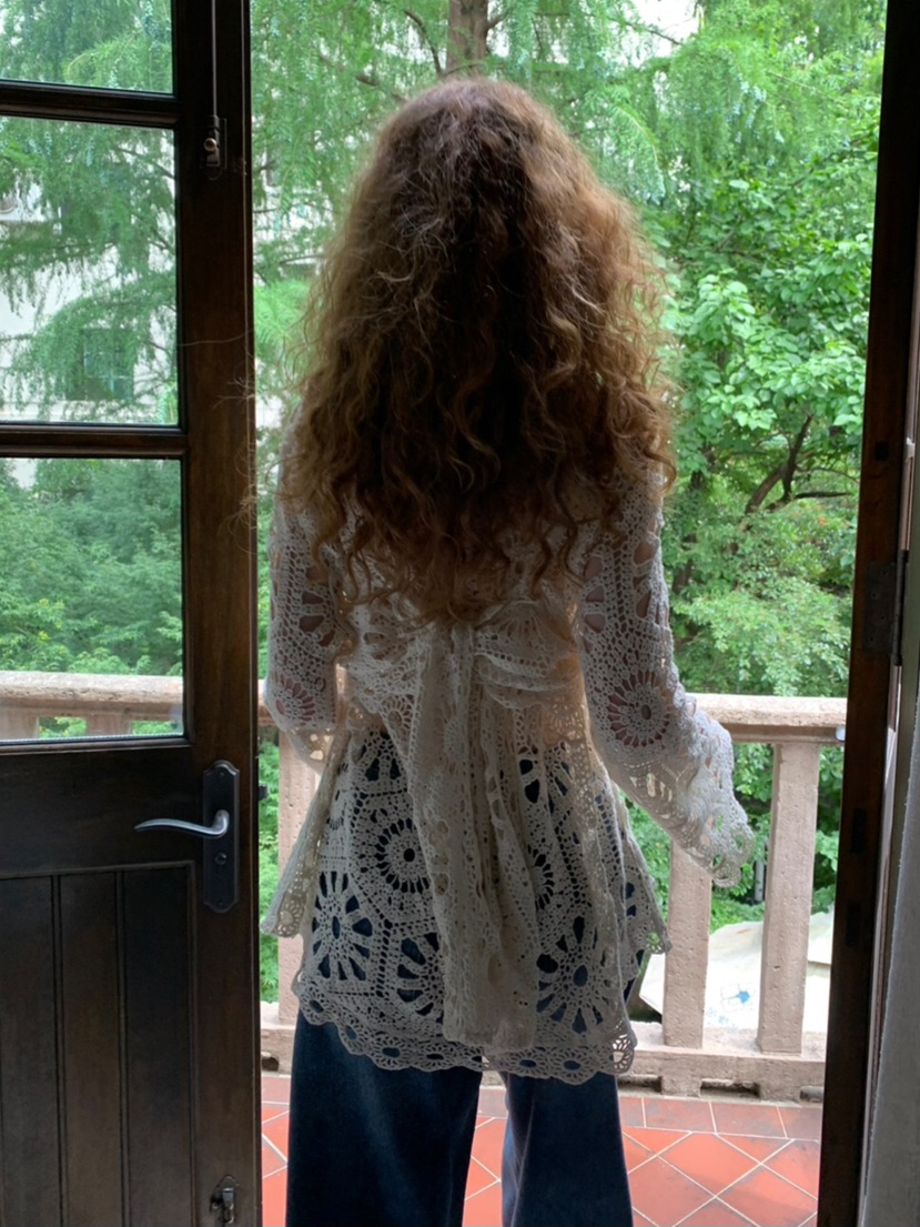 LIKEVAM（不代購）韓國直郵㊣女士新品職業套裝鉤針編織套裝LIKEVAM套裝