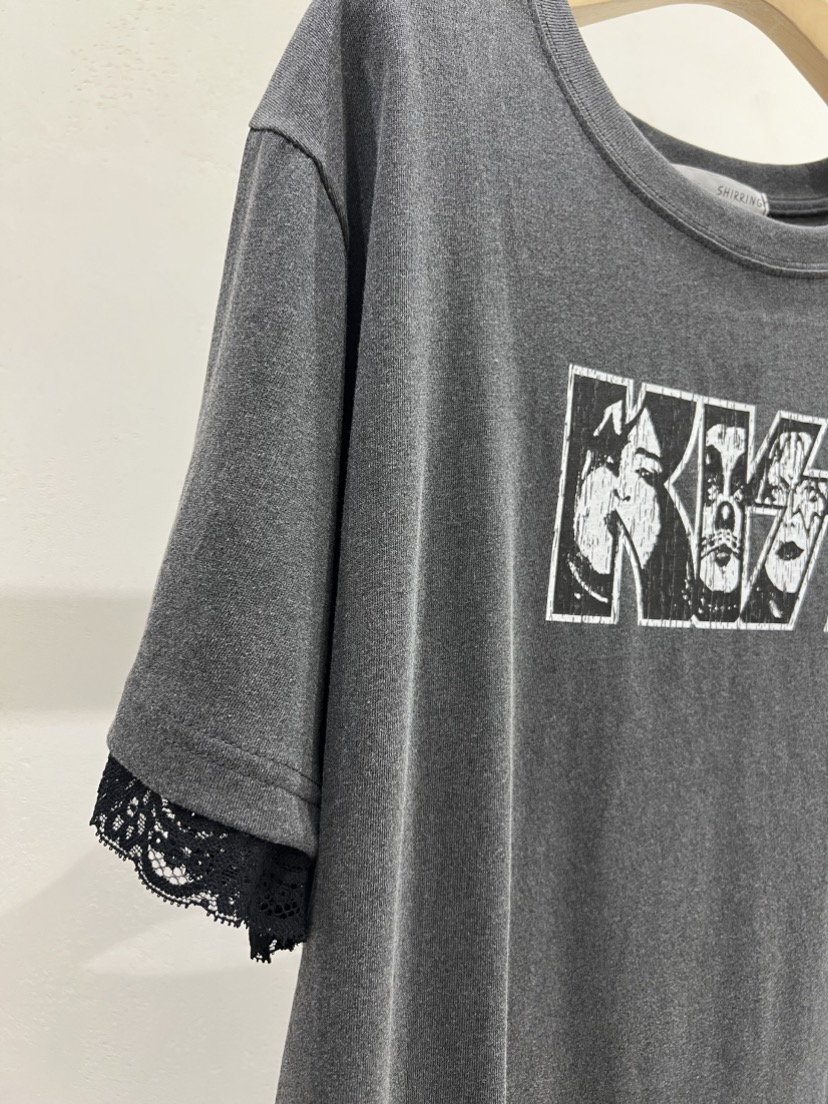 SHIRRING東大門㊣實拍女裝新品熱賣休閑推薦人氣時尚25秋冬T恤SHIRRINGT恤