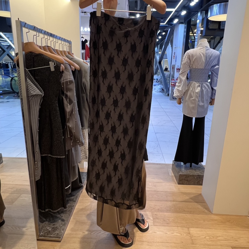 VAN NZILL東大門㊣實拍女士新款人氣25秋冬半身裙中短裙蕾絲VAN NZILL半身裙/中短裙圖色1