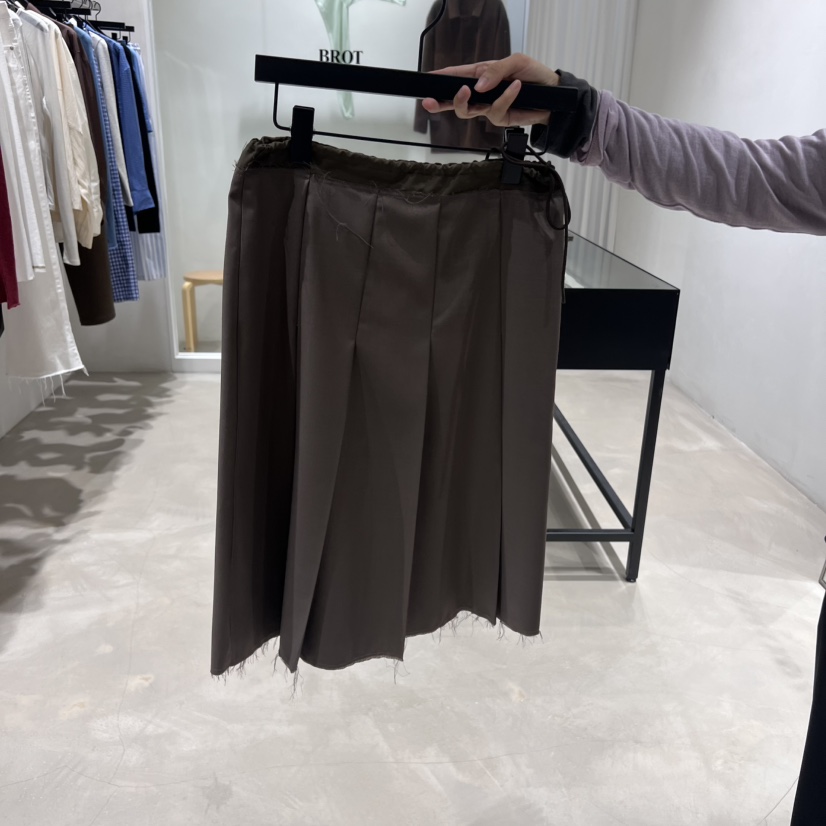 BROT東大門㊣實拍女士新款時尚25秋冬休閑真品半身裙中短裙BROT半身裙/中短裙