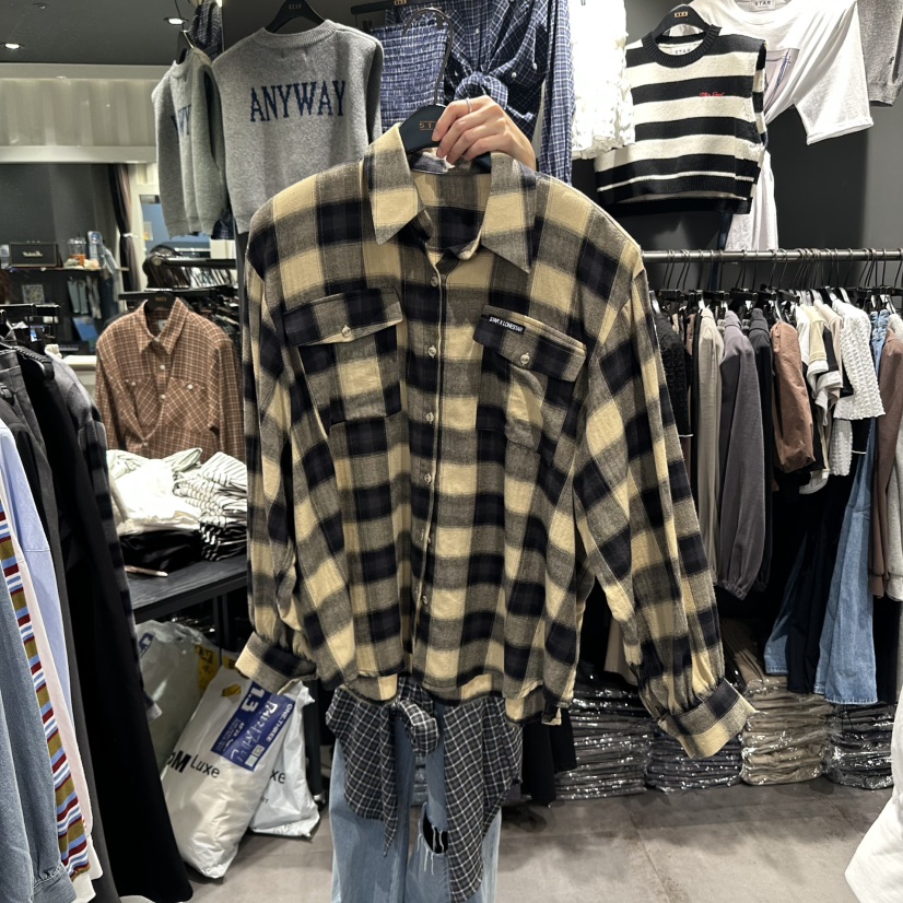 LONE STAR東大門㊣直郵女士新品25秋冬襯衫蕾絲衫不含內搭LONE STAR襯衫/蕾絲衫圖色3