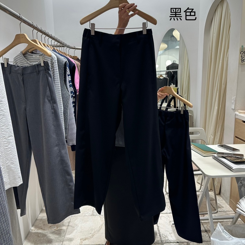 MAJDAN東大門㊣代購女士新款職業真品人氣時尚25秋冬休閑褲MAJDAN休閑褲圖色3