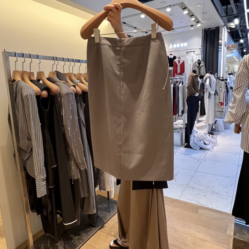 VAN NZILL東大門㊣實拍女裝新品休閑人氣25秋冬半身裙中短裙VAN NZILL半身裙/中短裙