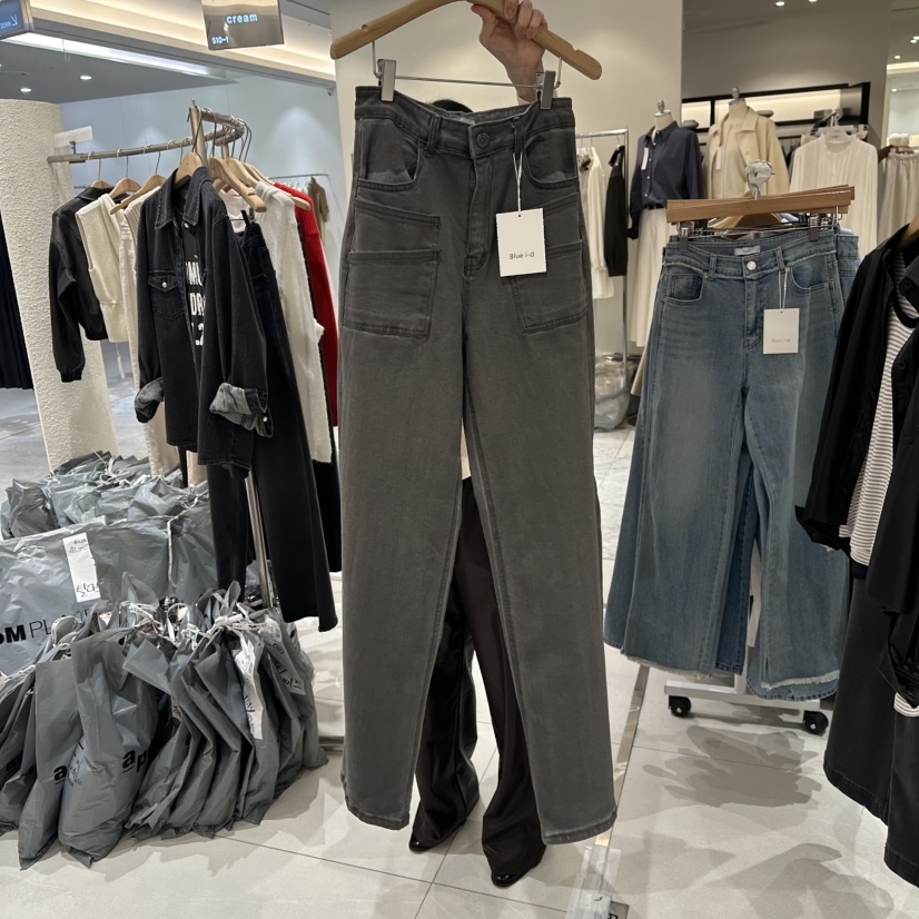 BLUEI-D東大門㊣直郵女裝新款真品推薦人氣休閑職業牛仔褲Blue i-d牛仔褲圖色2