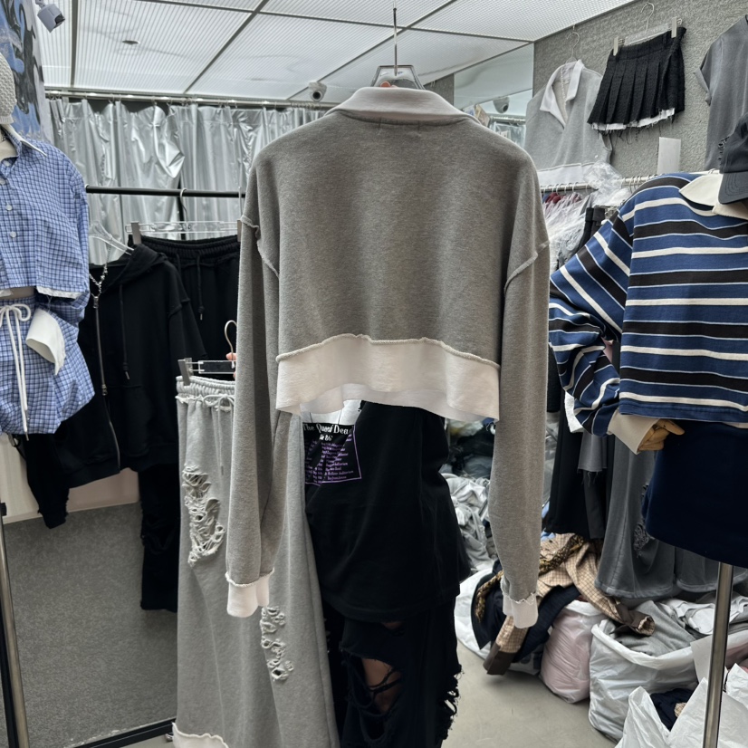 EXIT韓國代購㊣女士新品推薦真品人氣職業休閑熱賣衛衣復古EXIT衛衣