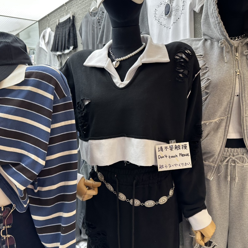 EXIT韓國代購㊣女士新品推薦真品人氣職業休閑熱賣衛衣復古EXIT衛衣圖色2