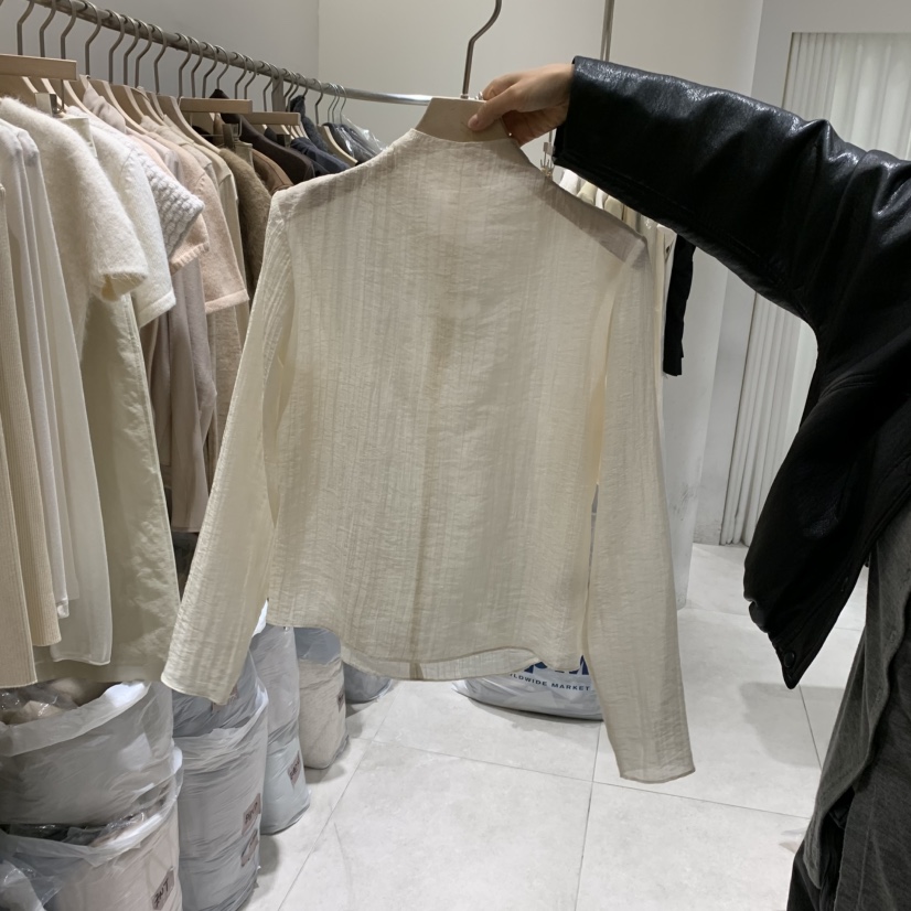 GLOW AND NYMPH韓國直郵㊣女士新款時尚真品職業襯衫蕾絲衫GLOW AND NYMPH襯衫/蕾絲衫