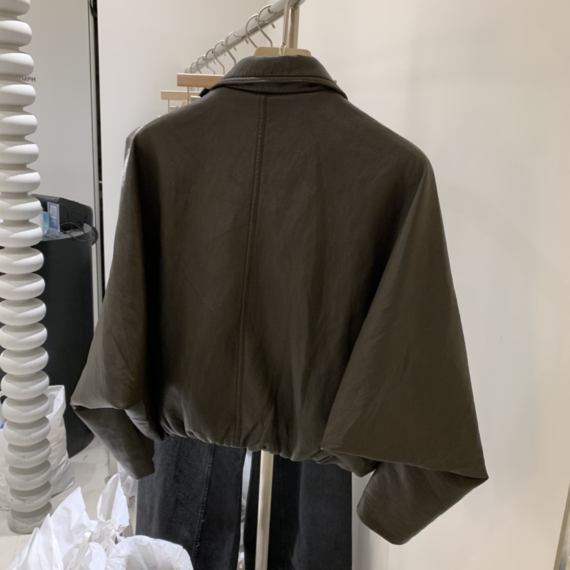 GLOW AND NYMPH東大門㊣代購女裝新品25秋冬人氣夾克皮革GLOW AND NYMPH夾克