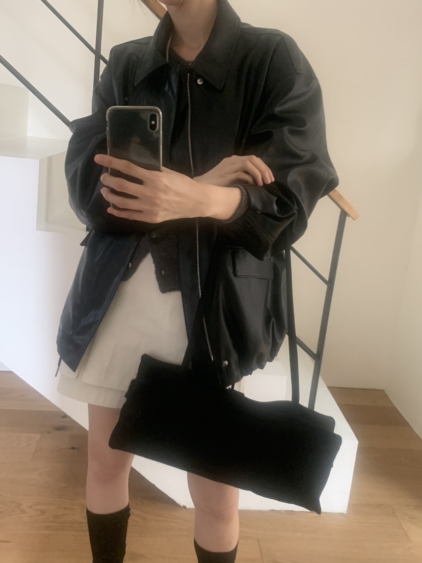 GAMDONG東大門㊣直郵女士新品時尚熱賣職業25秋冬休閑夾克皮革GAMDONG夾克