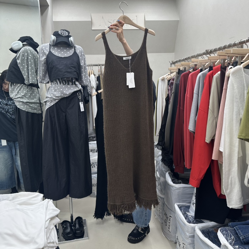 ASCEND韓國代購㊣女士新款時尚真品推薦人氣熱賣休閑連衣裙ASCEND連衣裙圖色3