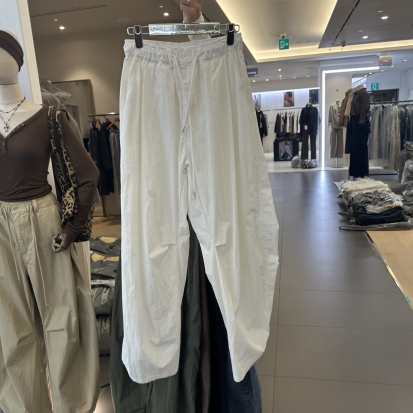 BADCALM韓國直郵㊣女士新品25秋冬職業熱賣人氣時尚休閑褲尼龍BADCALM休閑褲圖色4