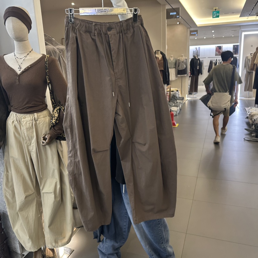 BADCALM韓國直郵㊣女士新品25秋冬職業熱賣人氣時尚休閑褲尼龍BADCALM休閑褲圖色6