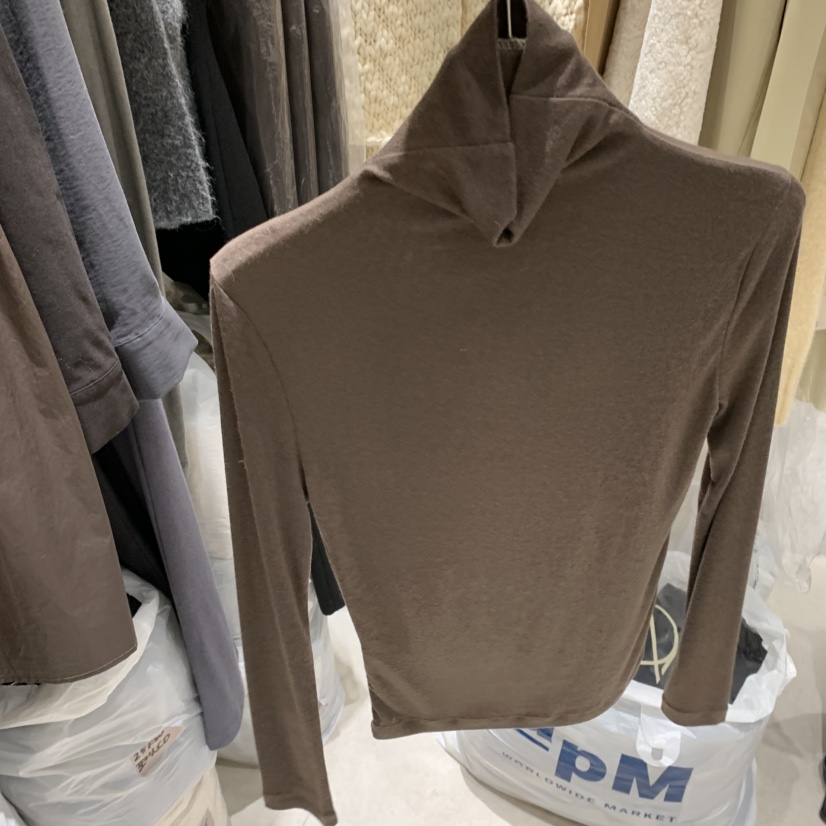 GLOW AND NYMPH韓國代購㊣女裝新品25秋冬推薦長袖T恤天絲GLOW AND NYMPH長袖T恤
