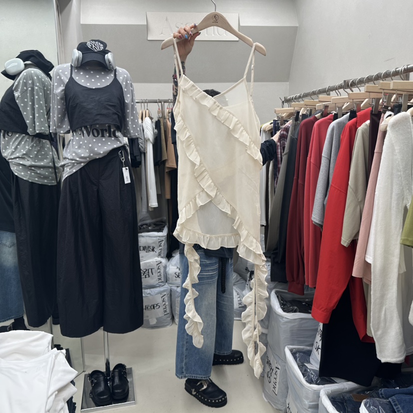 ASCEND東大門㊣實拍女裝新品職業熱賣時尚真品休閑吊帶背心ASCEND吊帶/背心