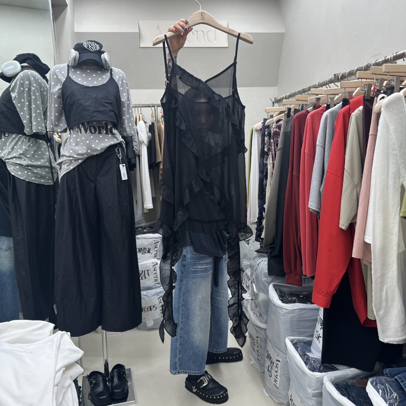 ASCEND東大門㊣實拍女裝新品職業熱賣時尚真品休閑吊帶背心ASCEND吊帶/背心圖色2