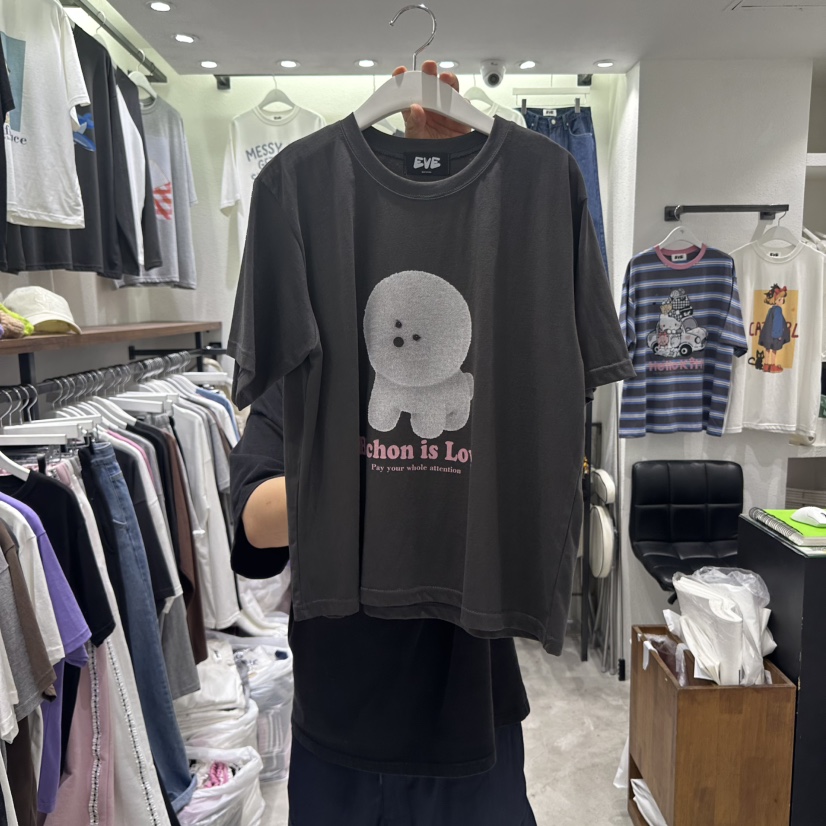 EVE東大門㊣直郵女裝新品推薦人氣職業25秋冬休閑時尚熱賣T恤EVET恤圖色3