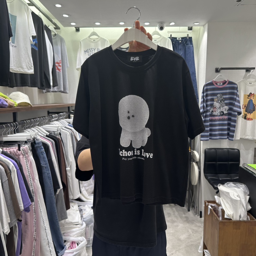 EVE東大門㊣直郵女裝新品推薦人氣職業25秋冬休閑時尚熱賣T恤EVET恤圖色4