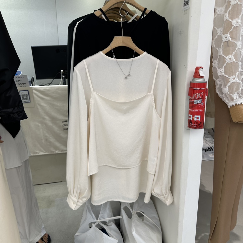 AMON韓國直郵㊣女裝新款時尚休閑熱賣25秋冬推薦套裝兩件套AMON套裝圖色1