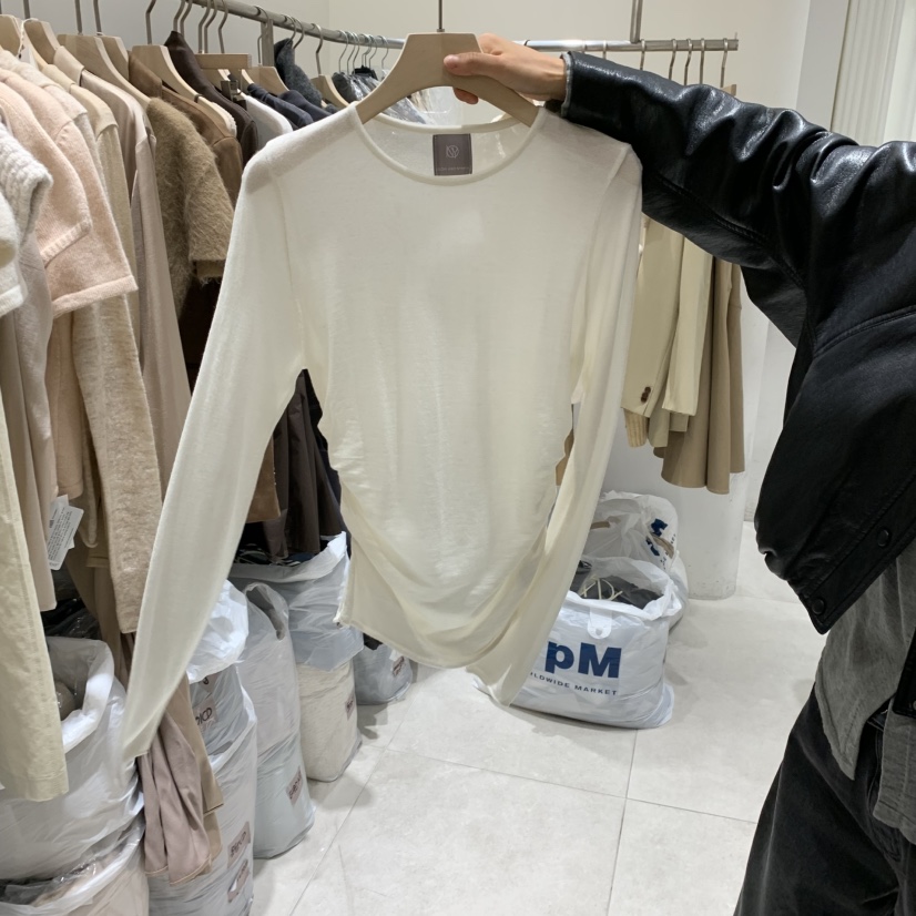 GLOW AND NYMPH東大門㊣代購女士新品職業休閑25秋冬針織衫GLOW AND NYMPH針織衫圖色2