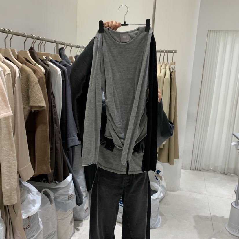 GLOW AND NYMPH東大門㊣代購女士新品職業休閑25秋冬針織衫GLOW AND NYMPH針織衫圖色3