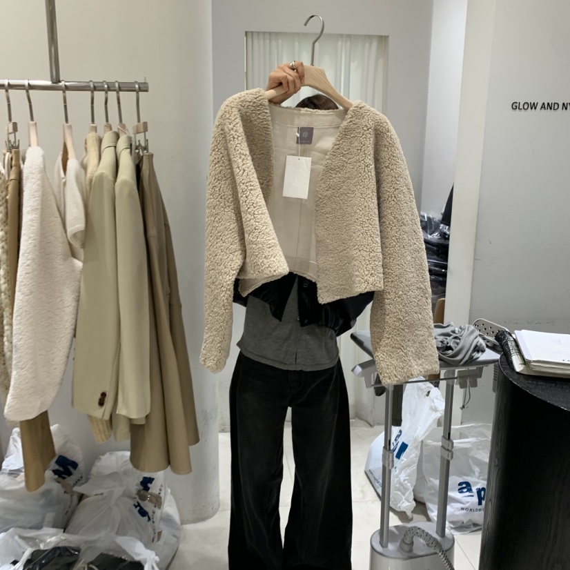 GLOW AND NYMPH東大門㊣實拍女士新品25秋冬職業推薦夾克GLOW AND NYMPH夾克