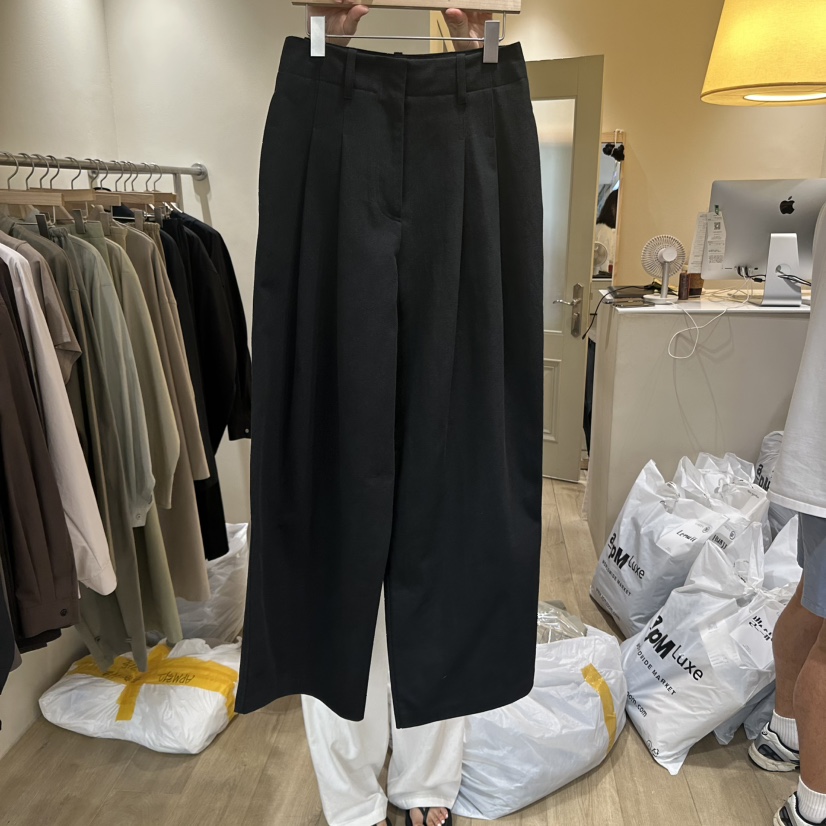 GARDEN韓國代購㊣女裝新款職業25秋冬熱賣休閑休閑褲斜紋布GARDEN休閑褲
