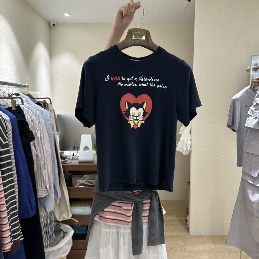 HOME GROUND東大門㊣代購女士新品職業推薦時尚25秋冬熱賣T恤HOME GROUNDT恤圖色2