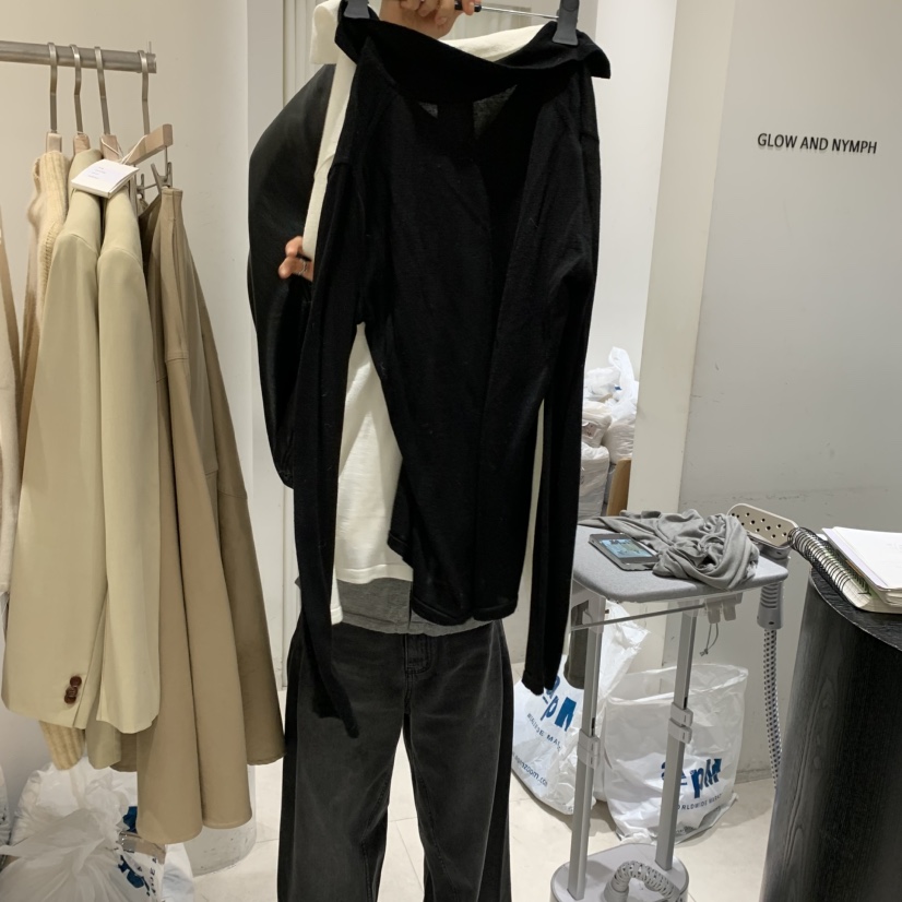 GLOW AND NYMPH東大門㊣代購女士新品人氣時尚休閑針織衫GLOW AND NYMPH針織衫