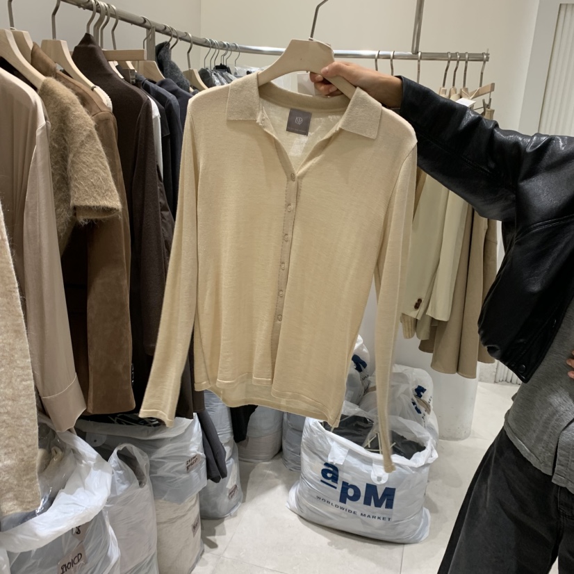 GLOW AND NYMPH東大門㊣代購女士新品人氣時尚休閑針織衫GLOW AND NYMPH針織衫圖色2