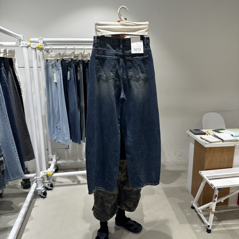 RPM韓國代購㊣女裝新品25秋冬熱賣時尚真品人氣推薦職業牛仔褲RPM牛仔褲