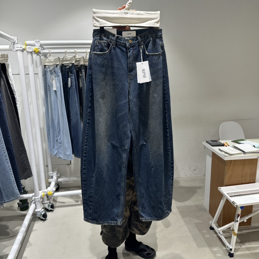 RPM韓國代購㊣女裝新品25秋冬熱賣時尚真品人氣推薦職業牛仔褲RPM牛仔褲圖色1