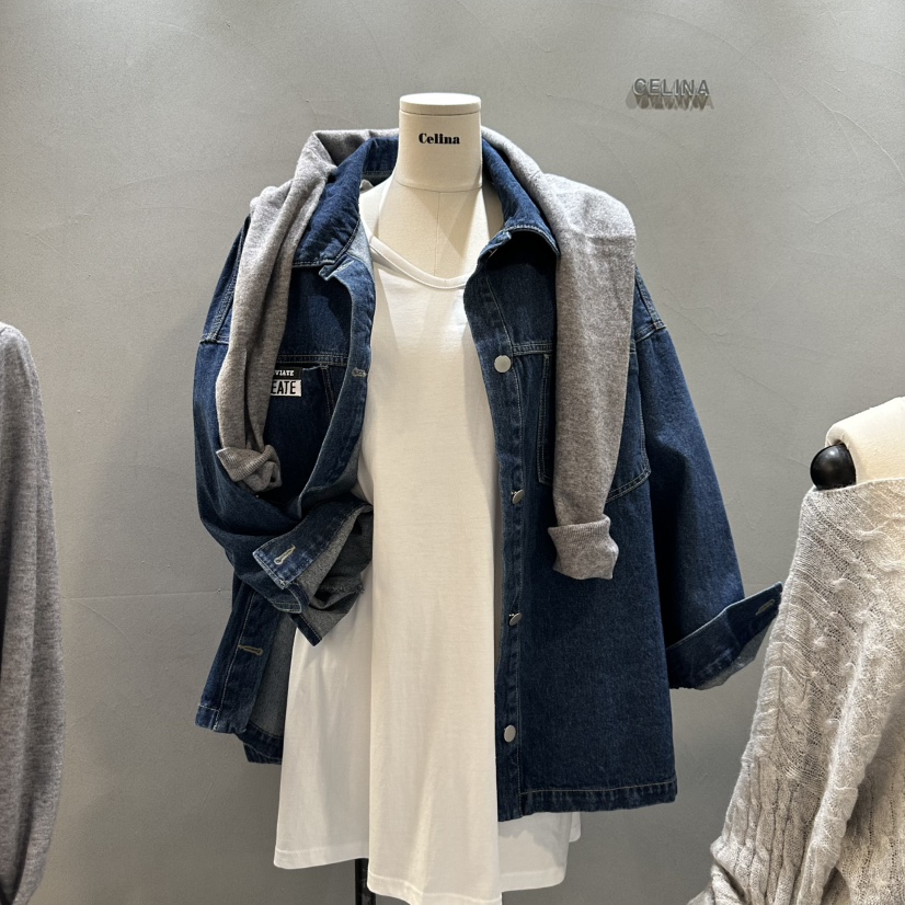 CELINA東大門㊣實拍女士新品人氣職業推薦真品25秋冬熱賣夾克CELI_NA夾克