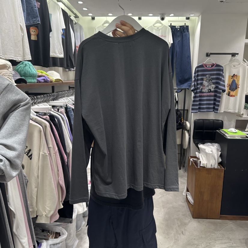 EVE韓國直郵㊣女裝新品真品推薦人氣熱賣職業時尚25秋冬長袖T恤EVE長袖T恤