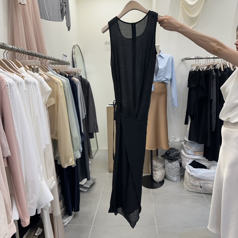 THE LOW韓國代購㊣女士新品休閑時尚推薦職業真品25秋冬連衣裙THE LOW連衣裙