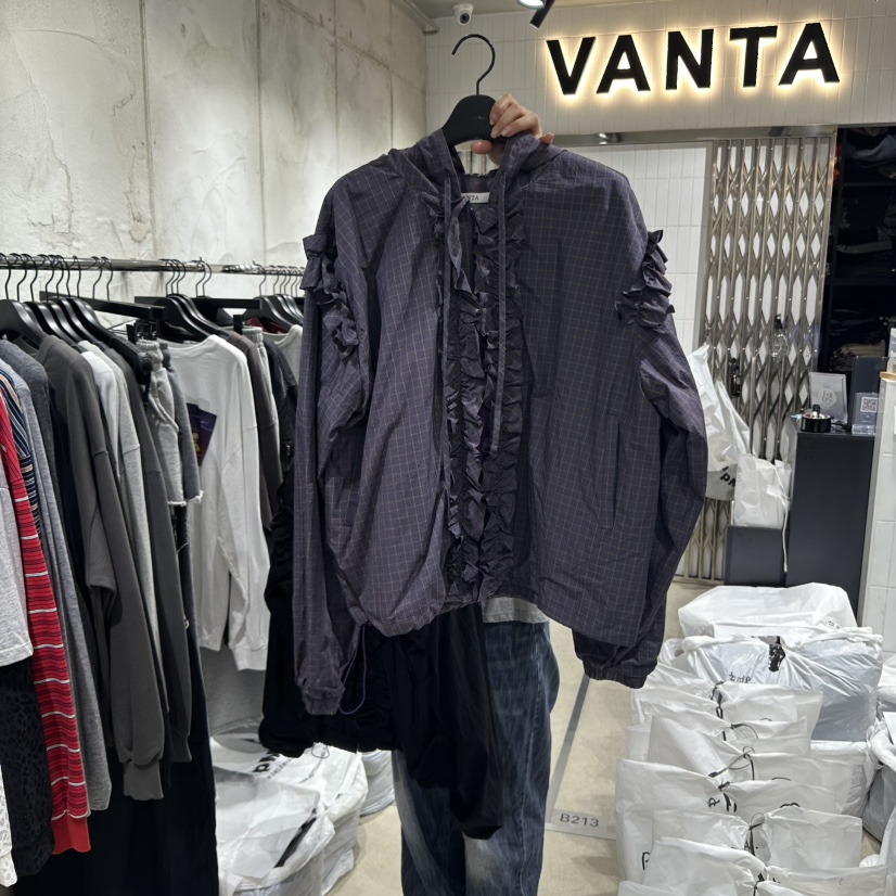 VANTA韓國代購㊣女士新款休閑推薦25秋冬職業熱賣時尚夾克兜帽VANTA夾克