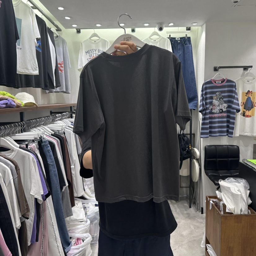 EVE東大門㊣代購女士新品時尚真品休閑人氣25秋冬推薦職業T恤EVET恤