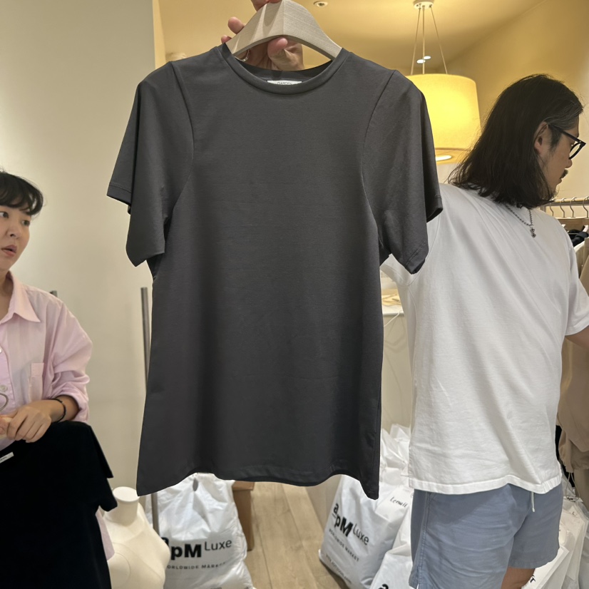 GARDEN韓國直郵㊣女裝新品真品休閑人氣推薦25秋冬熱賣T恤絲綢GARDENT恤圖色3