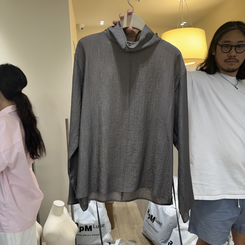 GARDEN韓國直郵㊣女裝新品真品25秋冬人氣襯衫蕾絲衫含腰繩GARDEN襯衫/蕾絲衫圖色2