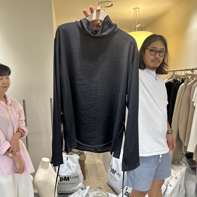 GARDEN韓國直郵㊣女裝新品真品25秋冬人氣襯衫蕾絲衫含腰繩GARDEN襯衫/蕾絲衫圖色3