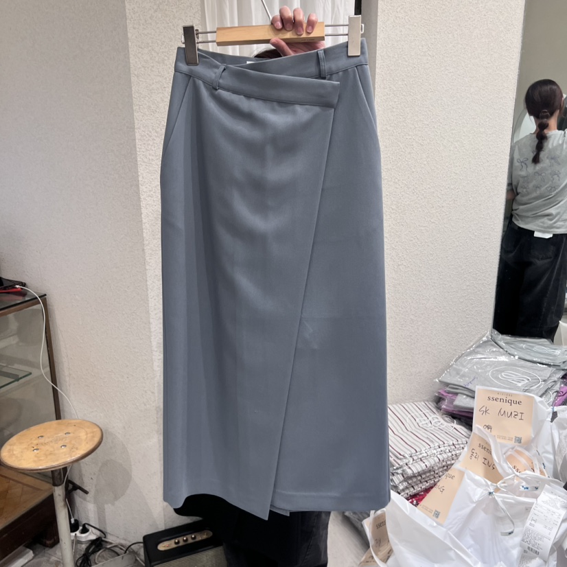 SSEMIENNE東大門㊣實拍女裝新品休閑職業半身裙中短裙裹身裙SSENIQUE半身裙/中短裙