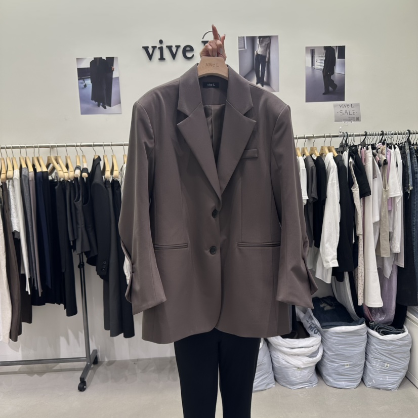VIVEL東大門㊣直郵女士新品25秋冬熱賣真品推薦職業時尚夾克VIVEL夾克