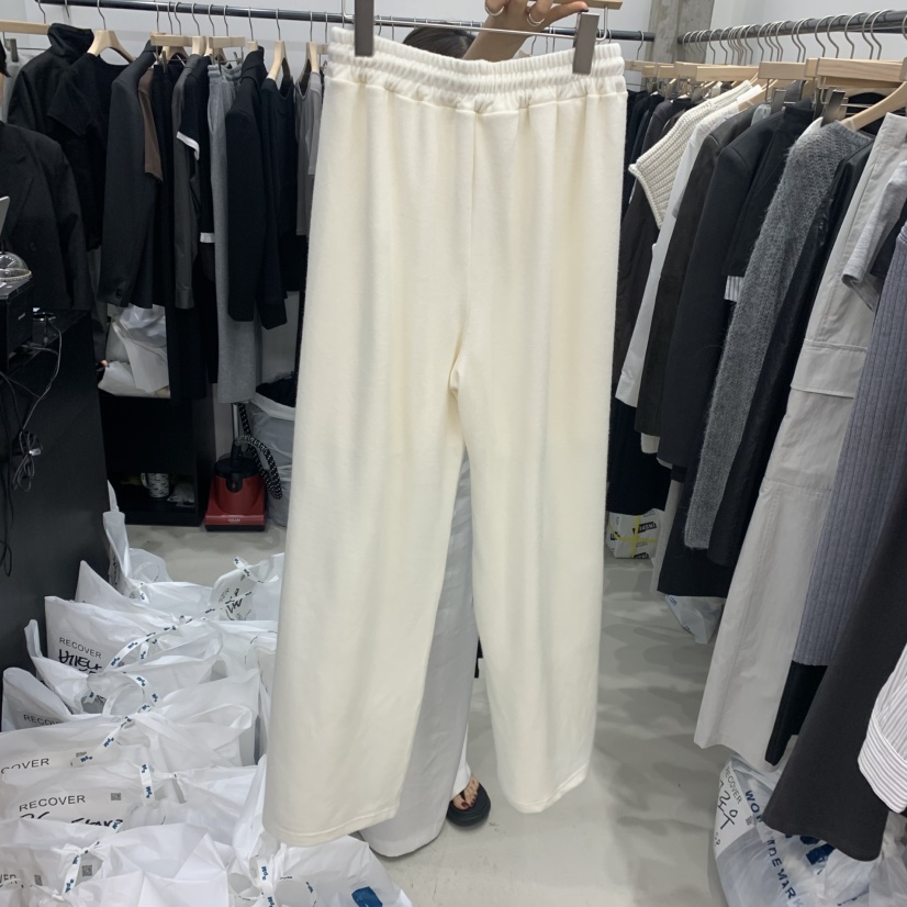 RECOVER東大門㊣直郵女裝新品25秋冬真品熱賣休閑休閑褲羊毛RECOVER/MOMENT休閑褲