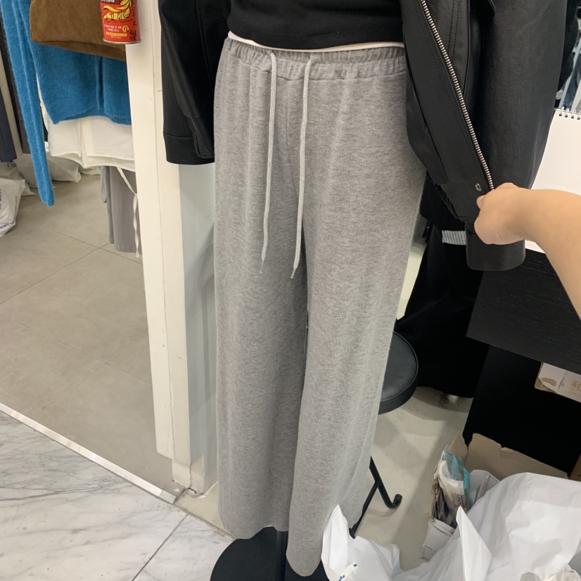 RECOVER東大門㊣直郵女裝新品25秋冬真品熱賣休閑休閑褲羊毛RECOVER/MOMENT休閑褲