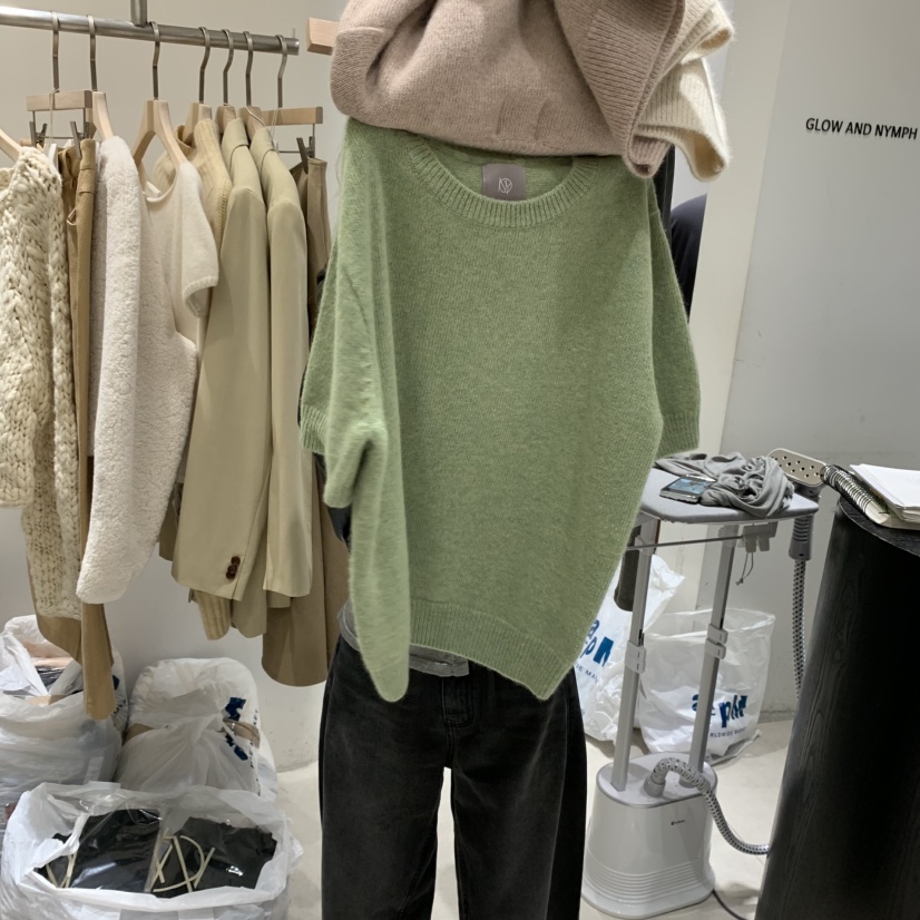 GLOW AND NYMPH韓國直郵㊣女裝新款真品職業人氣時尚針織衫GLOW AND NYMPH針織衫圖色4