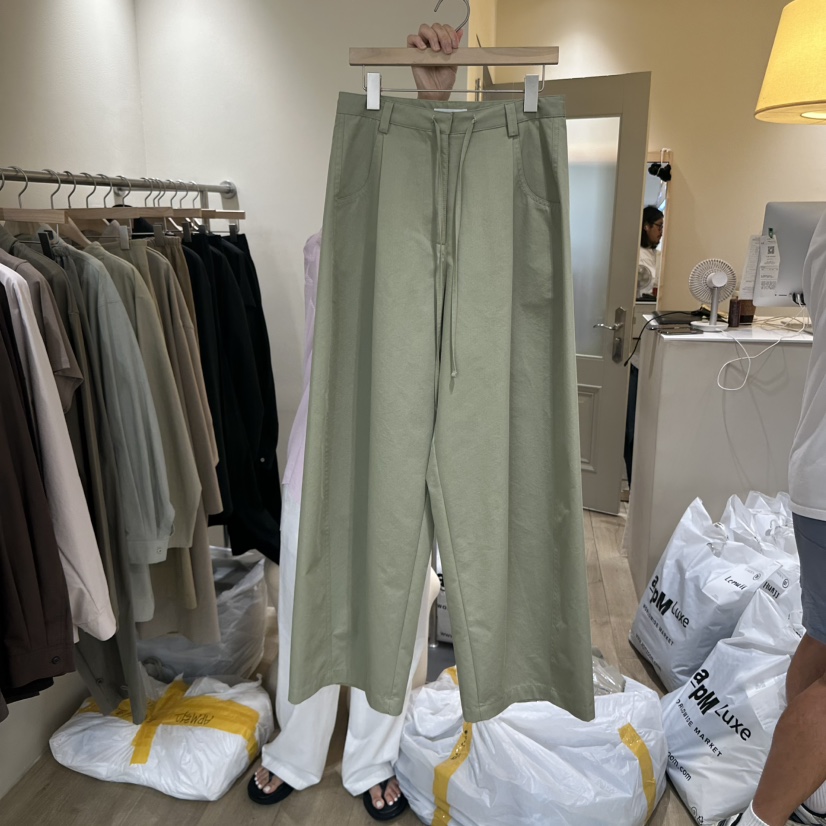 GARDEN韓國代購㊣女士新款25秋冬休閑推薦時尚熱賣休閑褲寬松GARDEN休閑褲圖色3