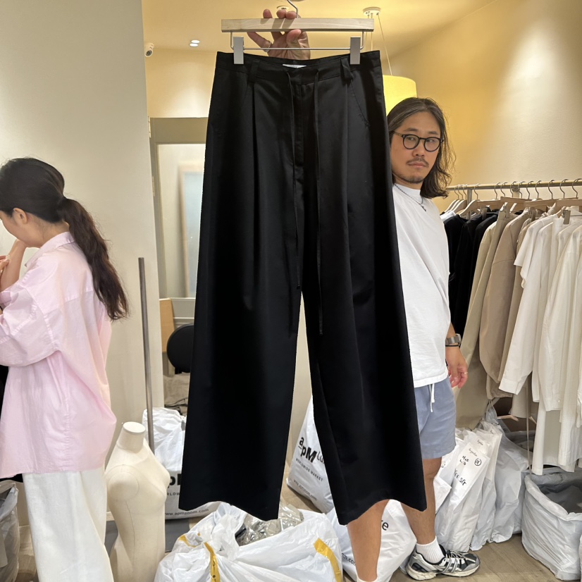 GARDEN韓國代購㊣女士新款25秋冬休閑推薦時尚熱賣休閑褲寬松GARDEN休閑褲圖色4