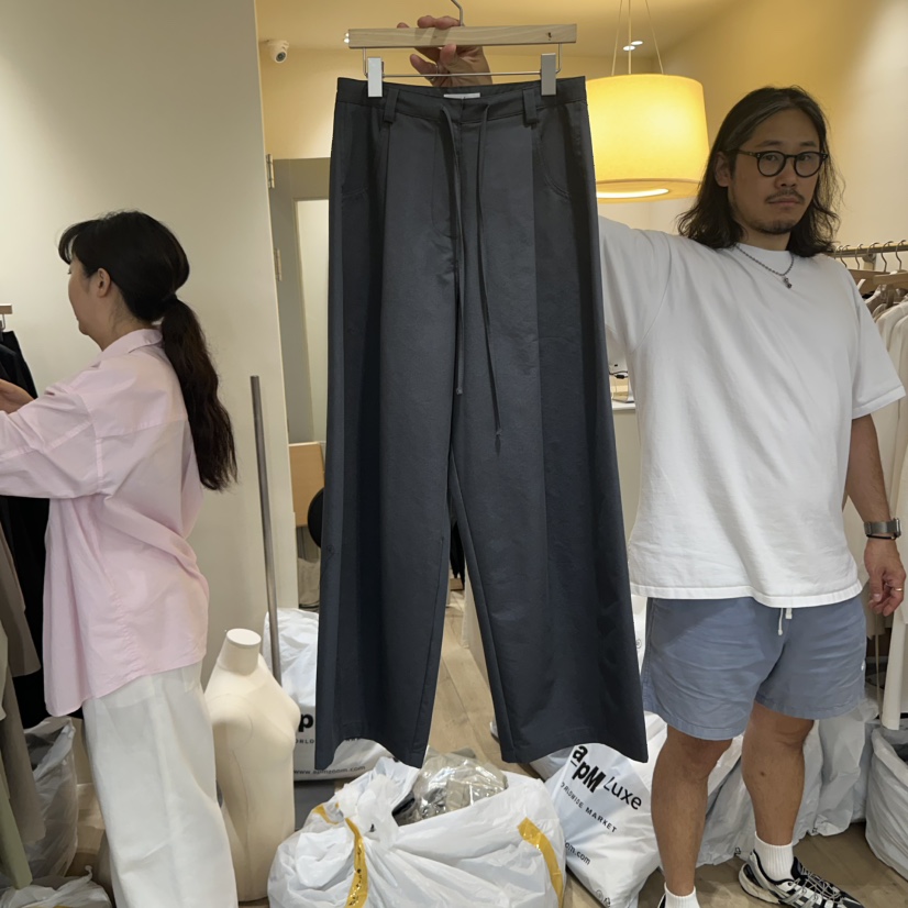 GARDEN韓國代購㊣女士新款25秋冬休閑推薦時尚熱賣休閑褲寬松GARDEN休閑褲圖色5