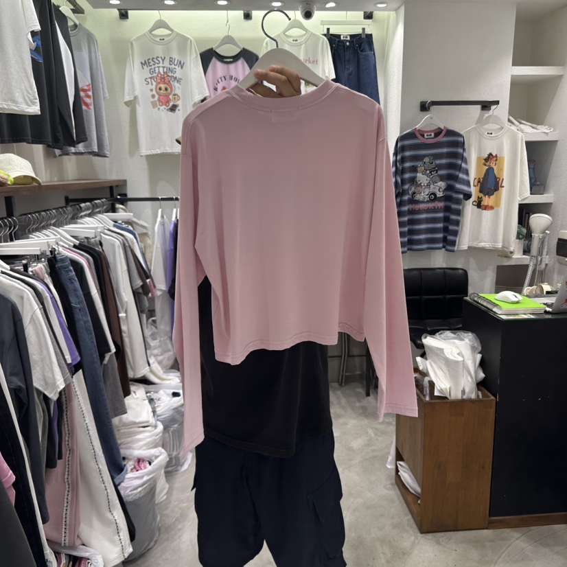 EVE東大門㊣實拍女士新品時尚真品熱賣休閑25秋冬職業長袖T恤EVE長袖T恤