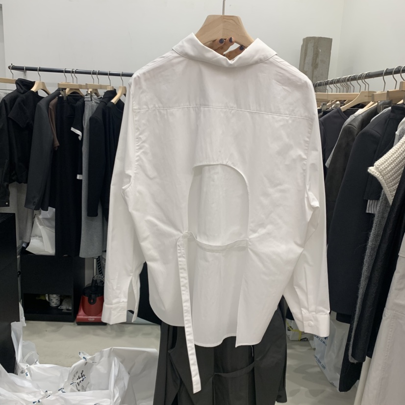 RECOVER韓國直郵㊣女士新品25秋冬人氣熱賣職業時尚襯衫蕾絲衫RECOVER/MOMENT襯衫/蕾絲衫