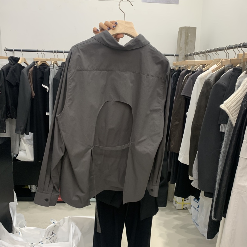 RECOVER韓國直郵㊣女士新品25秋冬人氣熱賣職業時尚襯衫蕾絲衫RECOVER/MOMENT襯衫/蕾絲衫
